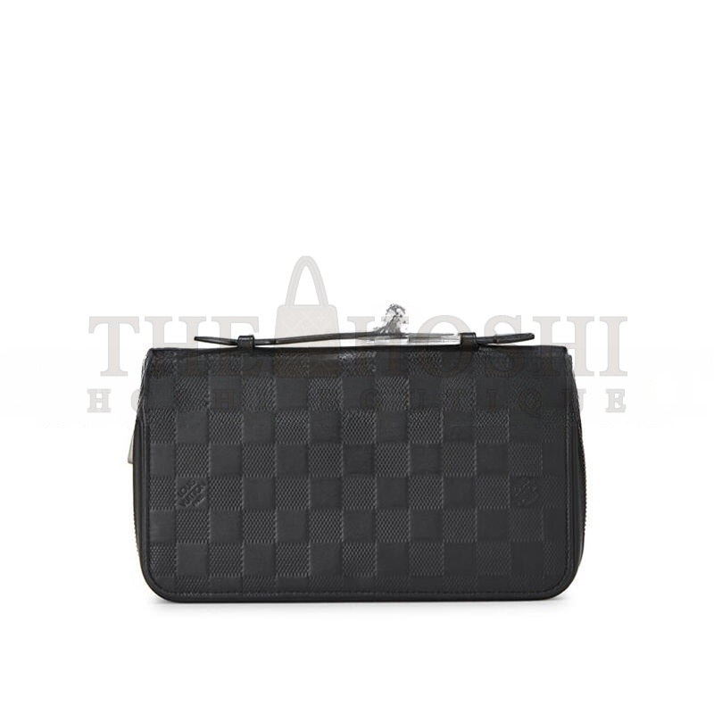 L0vis Vvtt0n BLACK DAMIER INFINI ZIPPY XL M61254 (22*13.5*4cm) Master Quality