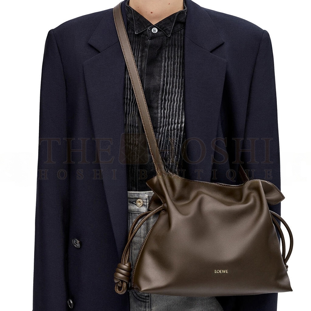 L0ew* MEDIUM FLAMENCO CLUTCH IN NAPPA CALFSKIN 0010966067 (30*24.5*10.5cm) Master Quality