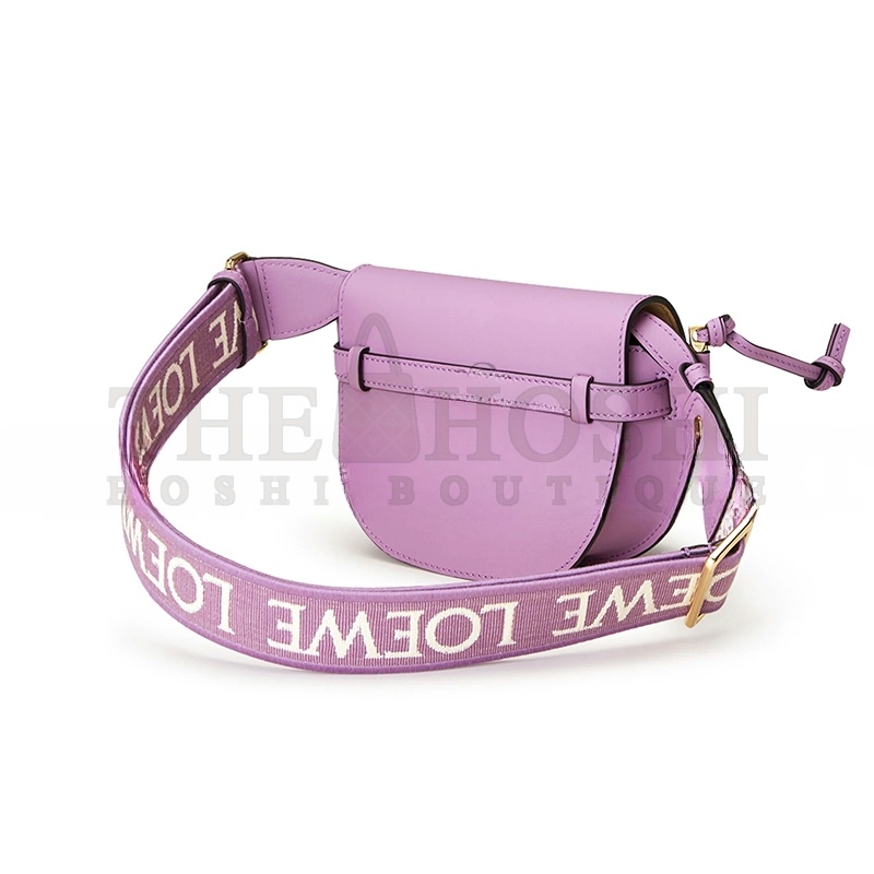 L0ew* MINI GATE DUAL BAG IN SOFT CALFSKIN AND JACQUARD A650N46X13-654 (21*12.5*9.5cm) Master Quality