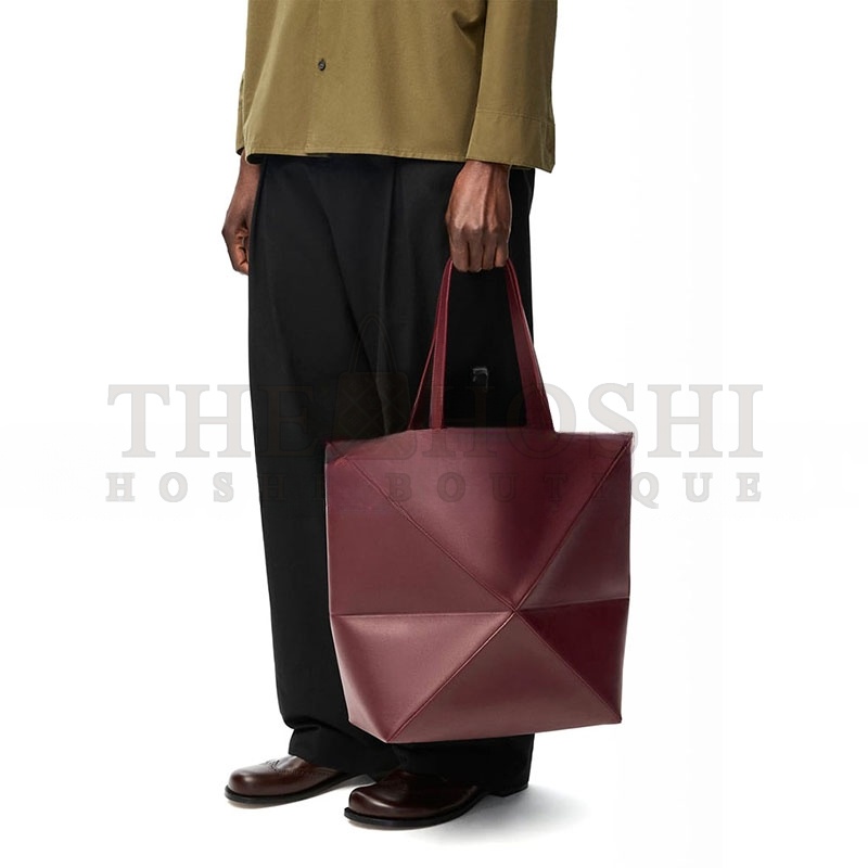 L0ew* XL PUZZLE FOLD TOTE IN SHINY CALFSKIN B933Q18X01 (42*41*18cm) Master Quality