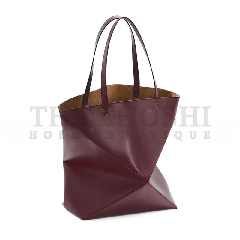 L0ew* XL PUZZLE FOLD TOTE IN SHINY CALFSKIN B933Q18X01 (42*41*18cm) Master Quality