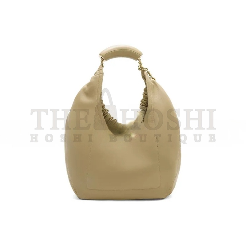 L0ew* MEDIUM SOFT NAPPA SHEEP LEATHER SQUEEZE BAG A914Q37X01-9584 (34*33*13.5cm) Master Quality