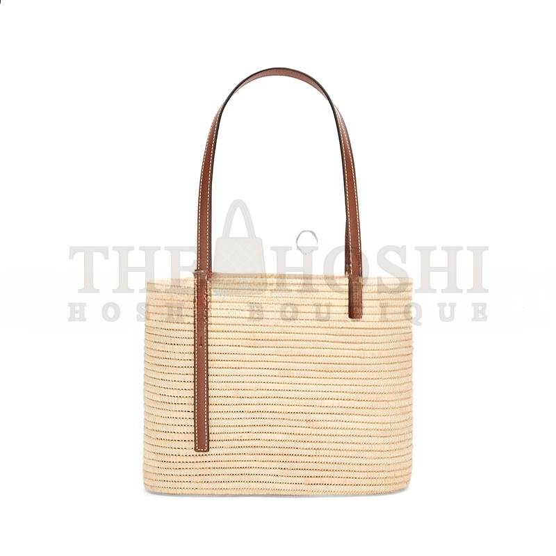 L0ew* QUARE BASKET TOTE BAG IN RAFFIA A223099X02-9943 (27*20*10cm) Master Quality