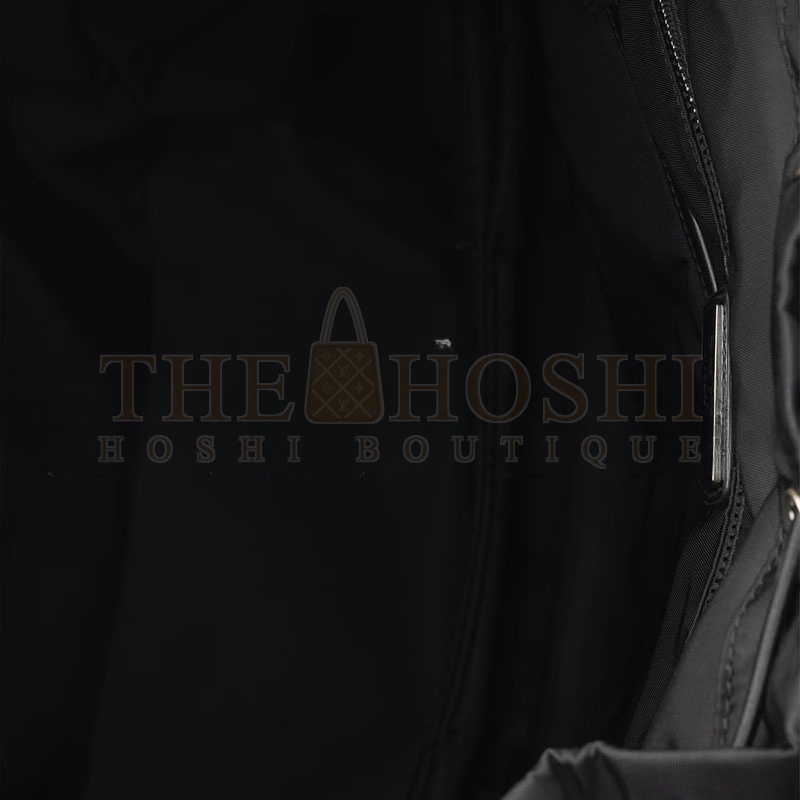 Pra*a EXPLORE RE-NYLON GLOSSY LEATHER BACKPACK 2VZ118 (39*37*20cm) Master Quality