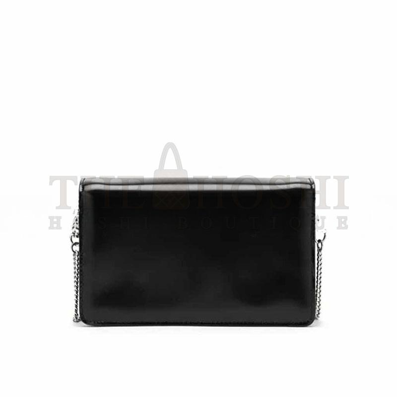 Pra*a LOGO-PLAQUE MICRO LEATHER SHOULDER BAG 1BD307 (19*10.5*3.5cm) Master Quality