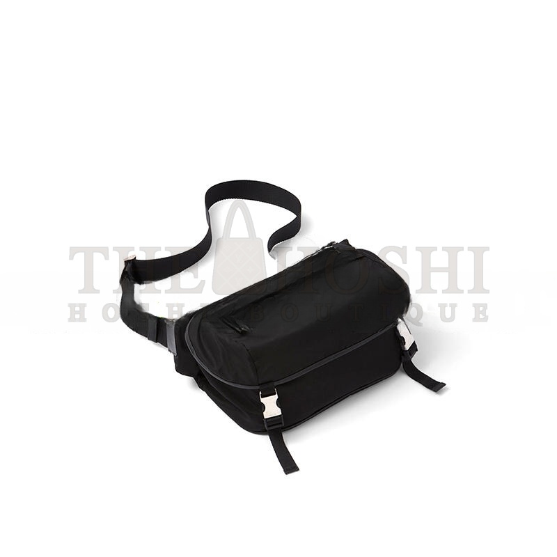 Pra*a RE-NYLON AND SAFFIANO LEATHER SHOULDER BAGS 2VH994 (27*15.5*14cm) Master Quality