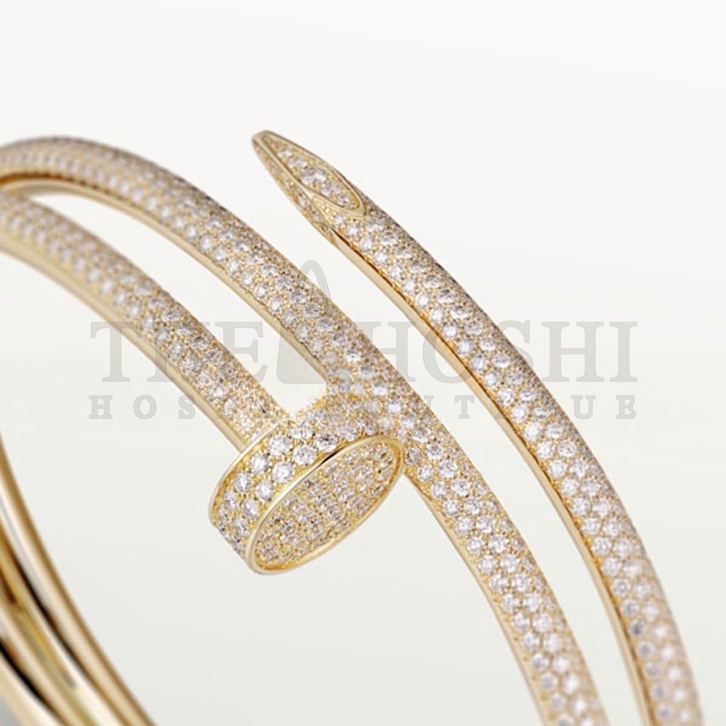 Ca*t1er JUSTE YELLOW GOLD UN CLOU BRACELET N6708617 Master Quality