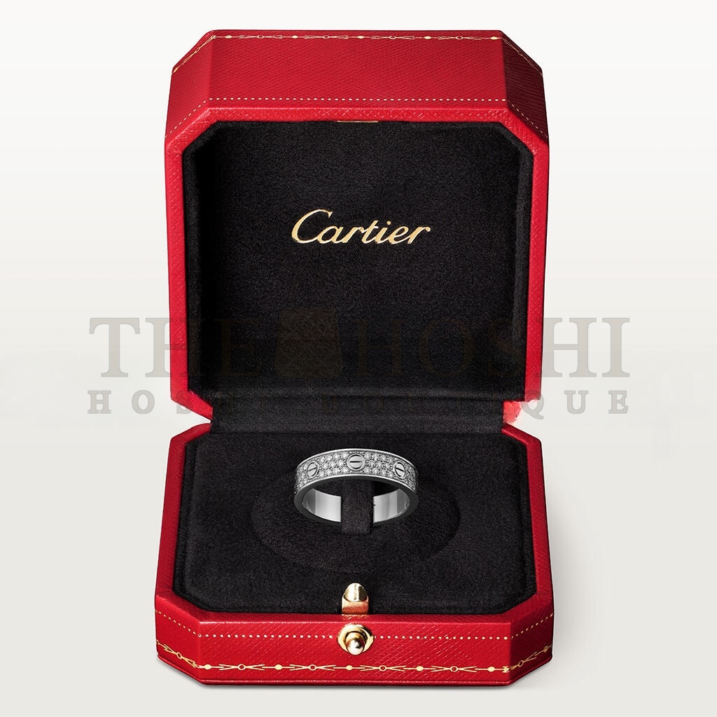 Ca*t1er LOVE WEDDING BAND, D1am0nd-PAVED B4083400 Master Quality