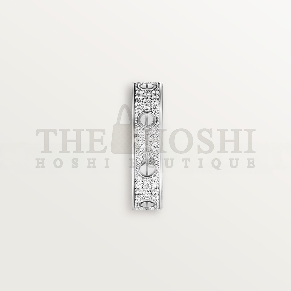 Ca*t1er LOVE WEDDING BAND, D1am0nd-PAVED B4083400 Master Quality