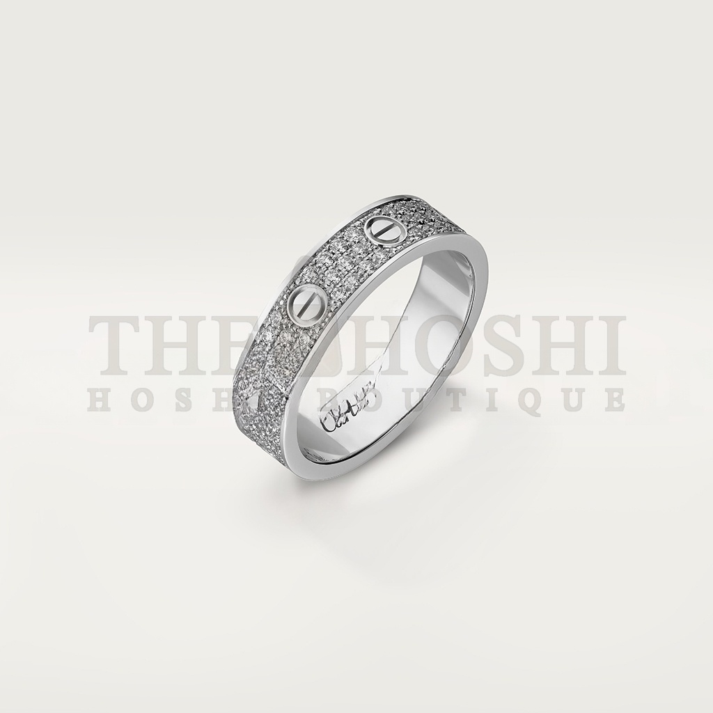 Ca*t1er LOVE WEDDING BAND, D1am0nd-PAVED B4083400 Master Quality