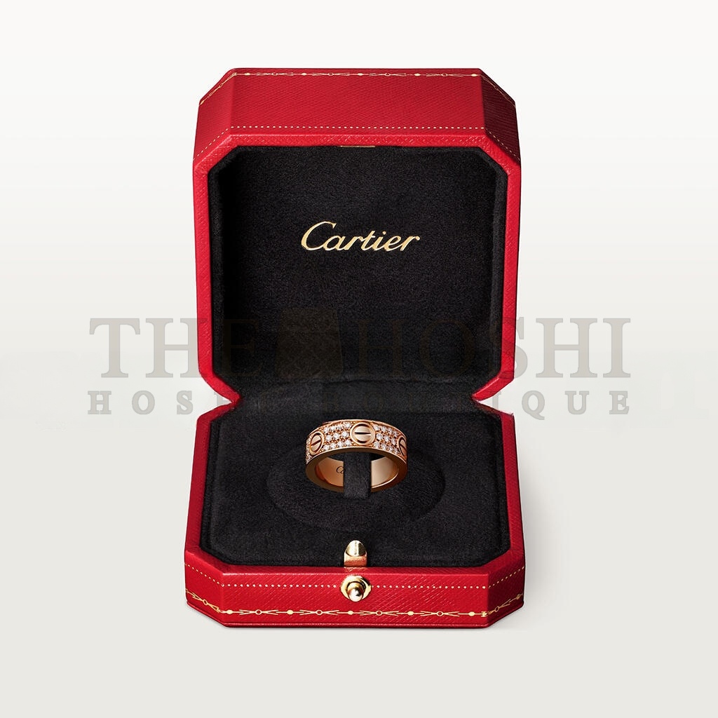 Ca*t1er  LOVE RING, D1am0nd-PAVED B4087600 Master Quality