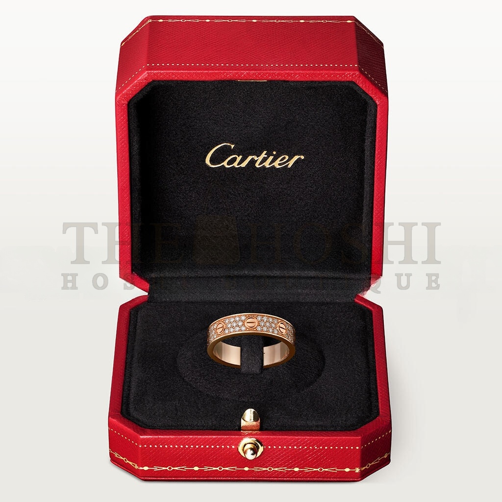 Ca*t1er  LOVE WEDDING BAND, D1am0nd-PAVED B4085800 Master Quality