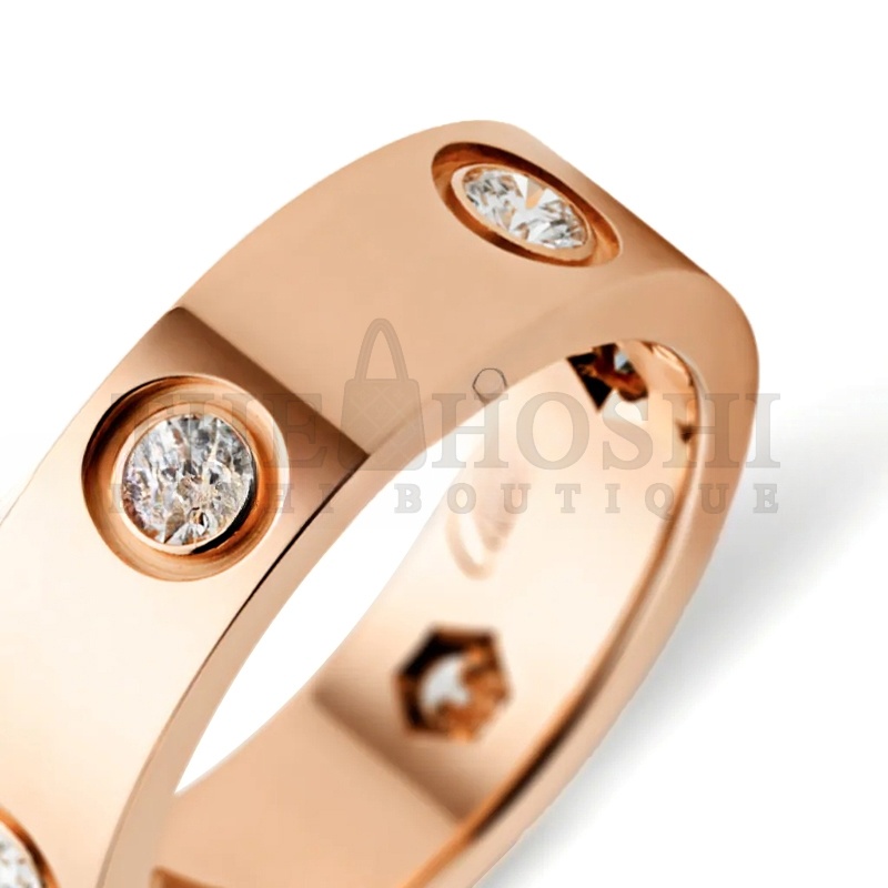 Ca*t1er LOVE RING, CLASSIC MODEL, 6 D1am0ndS B4097500 Master Quality