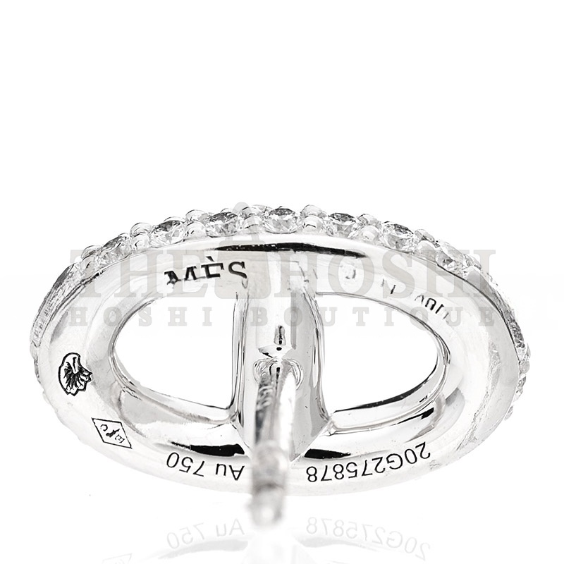 H**me5 18K WHITE GOLD D1am0nd NEW FARANDOLE EARRINGS Master Quality