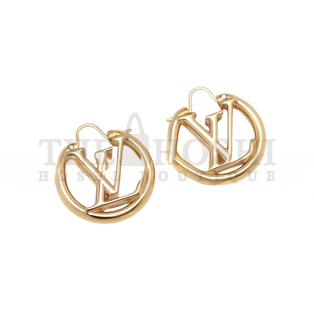 L0vis Vvtt0n METAL SMALL L0visE HOOP EARRINGS GOLD M01332 Master Quality