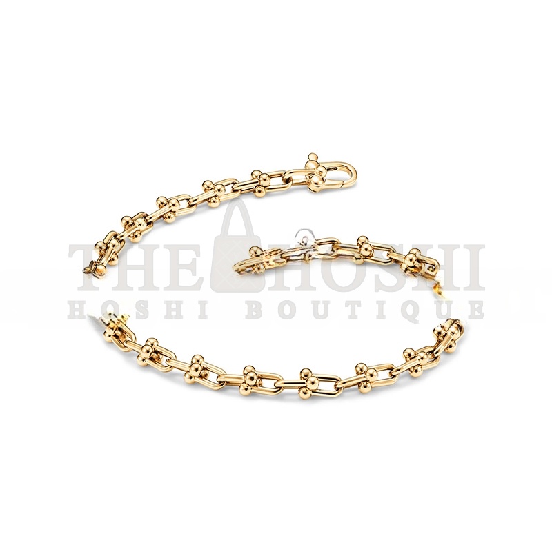 T*f*ny HARDWEARMICRO LINK BRACELET IN YELLOW GOLD 60416923 Master Quality
