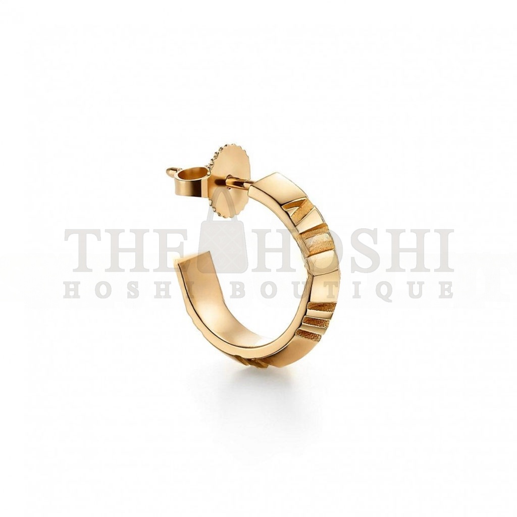 T*f*ny&CO.ATLAS® X HOOP EARRINGS IN YELLOW GOLD, SMALL 67786181 Master Quality