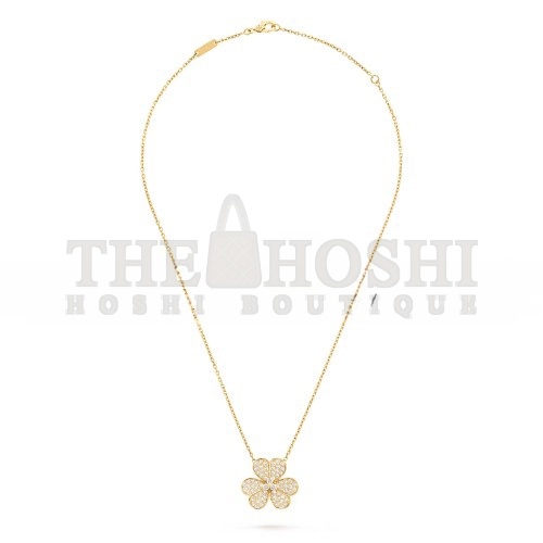 V*n Cl**f ARPELS FRIVOLE PENDANT, LARGE MODEL - YELLOW GOLD, D1am0nd VCARP0J700 Master Quality