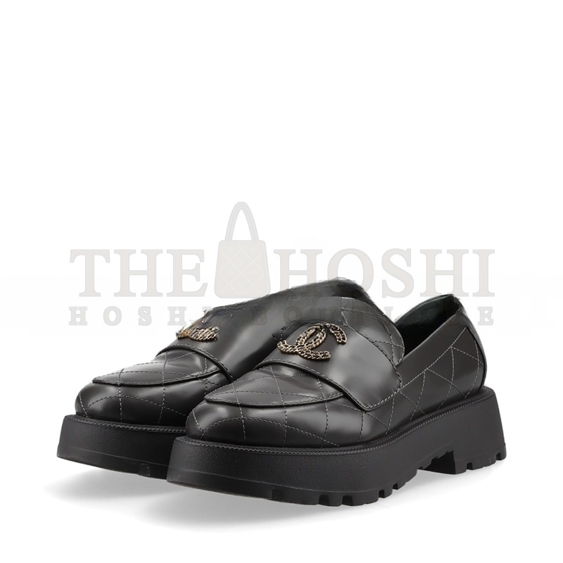 Ch**el COCO MARK MATELASSE 24B LEATHER LOAFER G45921 Master Quality