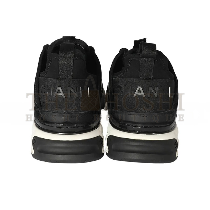 Ch**el BLACK SUEDE AND FABRIC CC LOW TOP SNEAKERS G35618 Y53646 94305 Master Quality