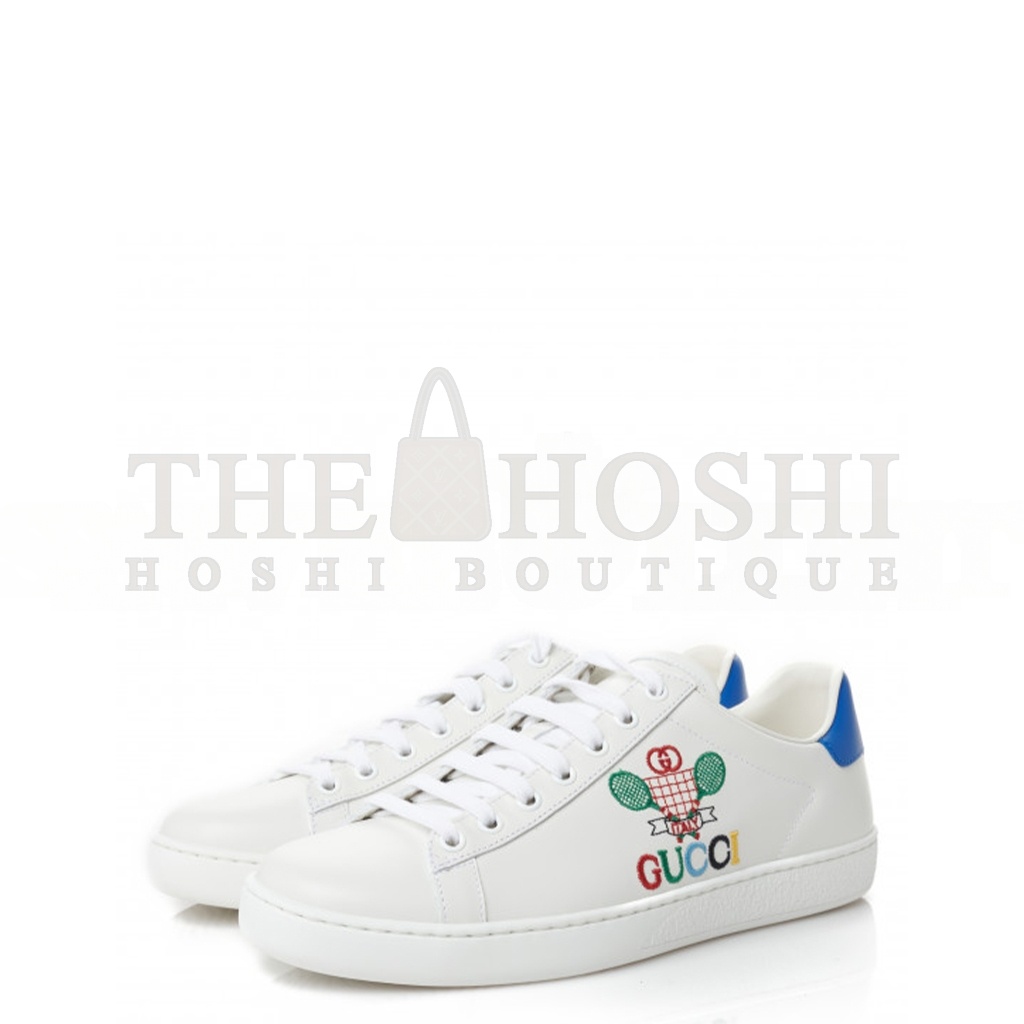 Gvc*1 CALFSKIN MIRO SOFT TENNIS EMBROIDERED WOMENS ACE SNEAKERS 602684 Master Quality