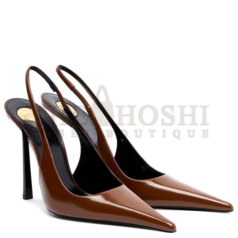 Y51 VENDOME 110 LEATHER SLINGBACK PUMPS 850072 Master Quality