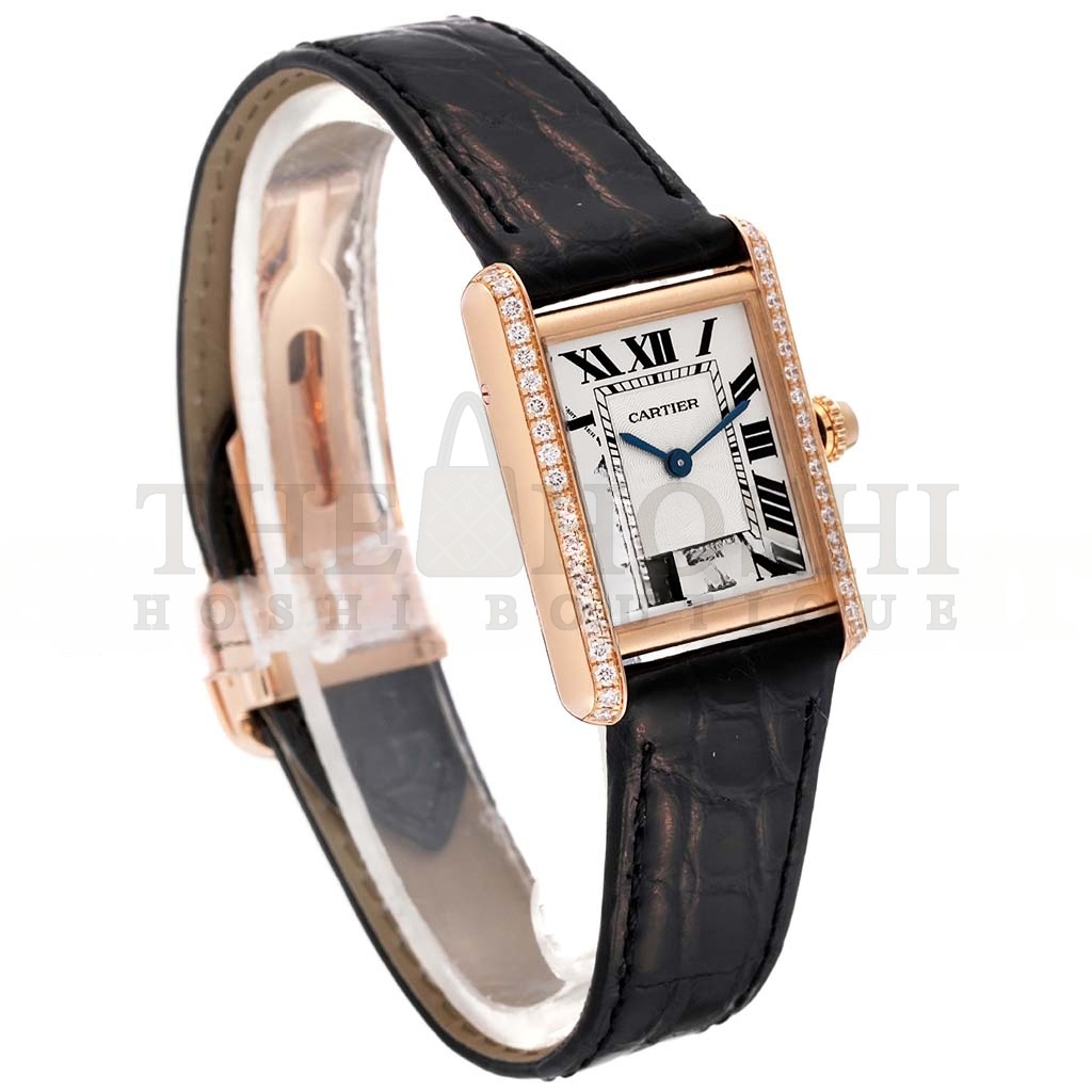 Ca*t1er TANK L0vis ROSE GOLD D1am0nd LADIES 30MM WATCH WJTA0010 Master Quality