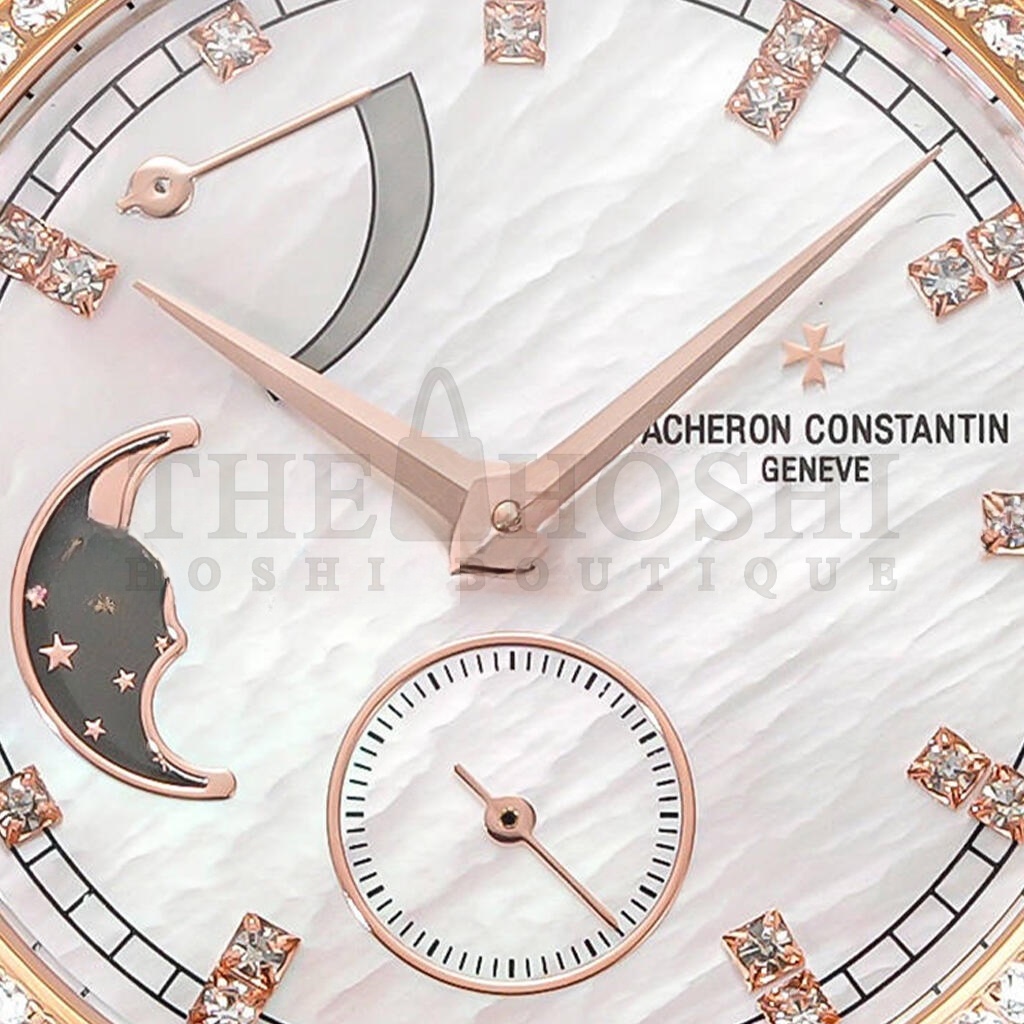 VACHERON C0nstan1n TRADITIONELLE MOON PHASE MOP DIAL 36MM WATCH 83570/000R Master Quality