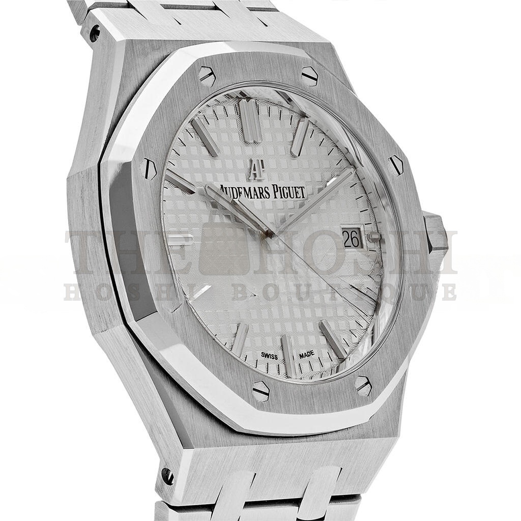 AUDEMARS P1g*et ROYAL OAK STAINLESS STEEL WHITE DIAL 37MM WATCH 15450ST.OO.1256ST.01 Master Quality